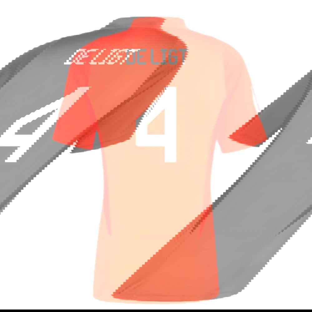 2023-2024 Bayern Munich Training Jersey (Red) (De Ligt 4)