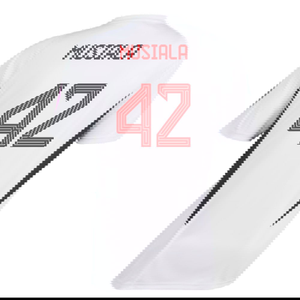 2023-2024 Bayern Munich Training Shirt (White) (Musiala 42)