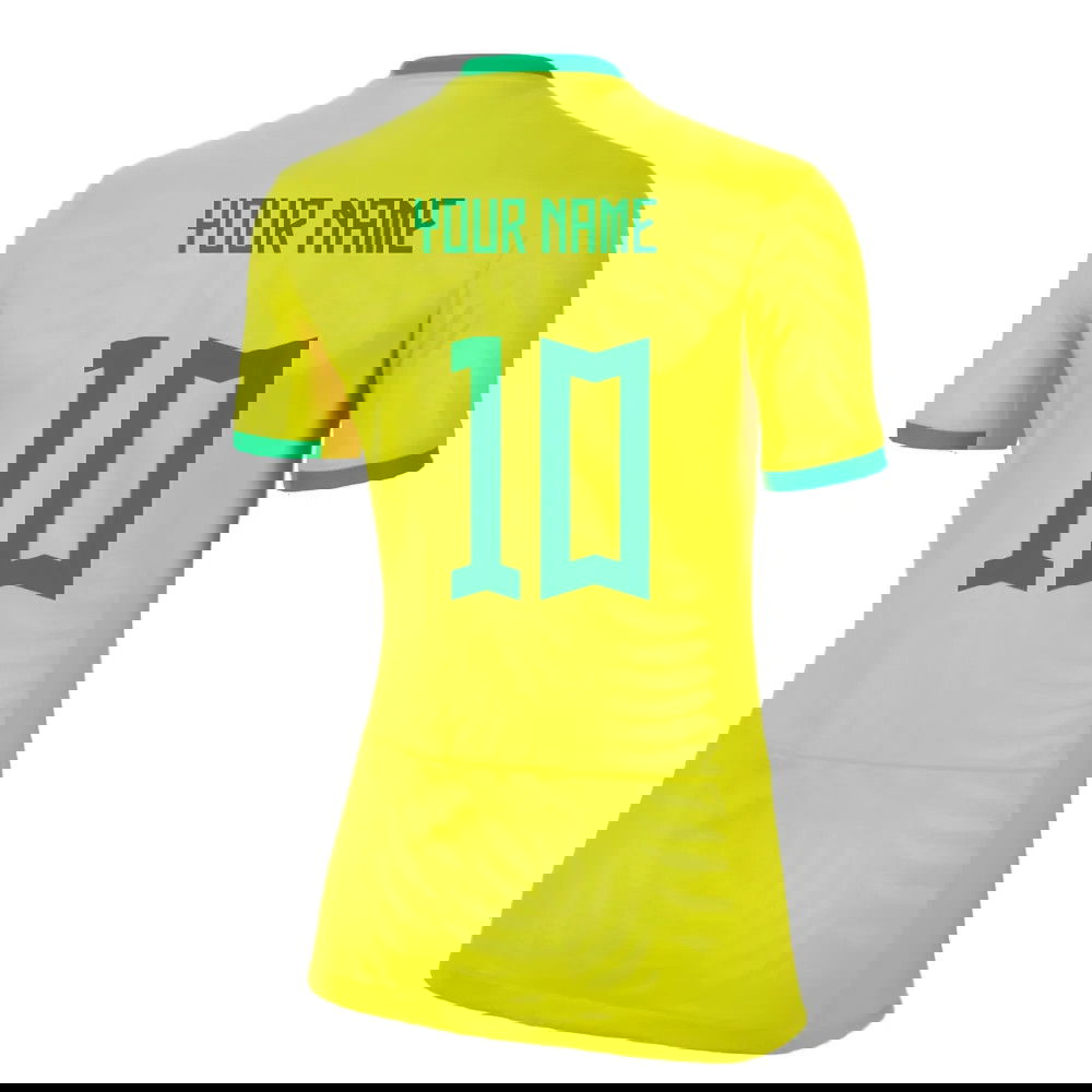 2023-2024 Brazil WWC Home Shirt (Ladies) (Your Name)