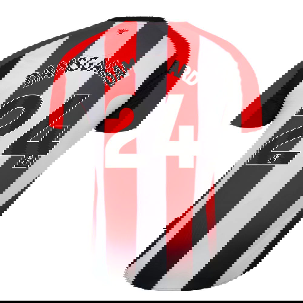 2023-2024 Brentford Home Shirt (Damsgaard 24)