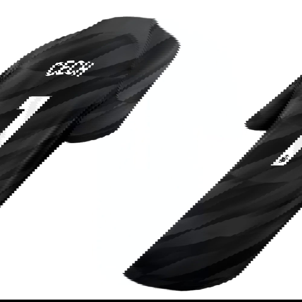 2023-2024 Chelsea Home Goalkeeper Shirt (Black) - Kids (Cech 1)