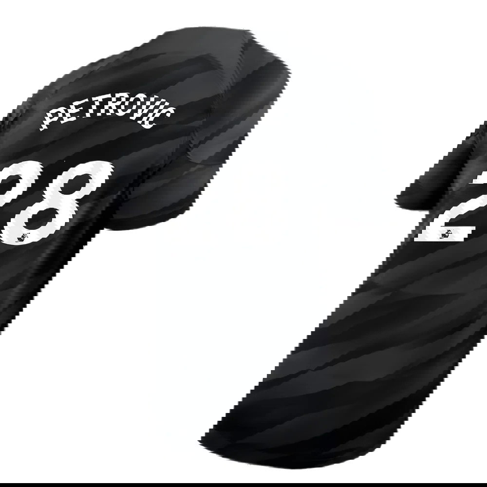 2023-2024 Chelsea Home Goalkeeper Shirt (Black) - Kids (Petrovic 28)