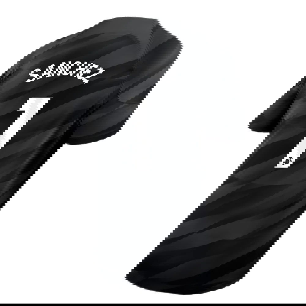 2023-2024 Chelsea Home Goalkeeper Shirt (Black) - Kids (Sanchez 1)