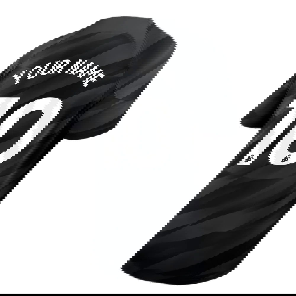 2023-2024 Chelsea Home Goalkeeper Shirt (Black) - Kids (Your Name)