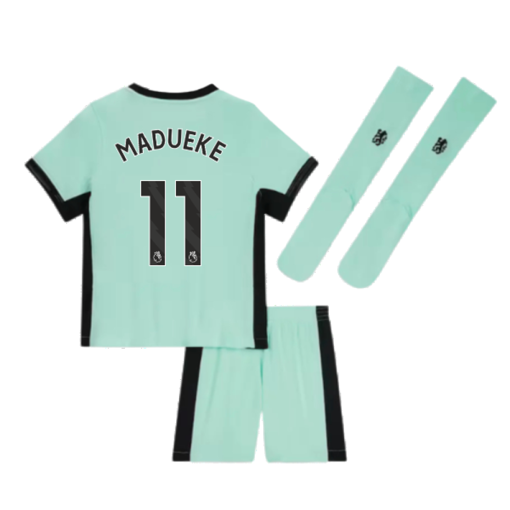 2023-2024 Chelsea Little Boys Third Mini Kit (MADUEKE 11)