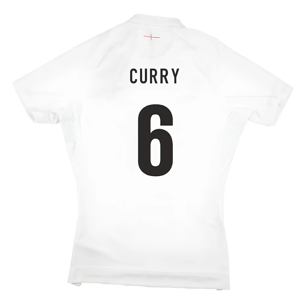 2023-2024 England Rugby Home Pro Jersey (Curry 6)