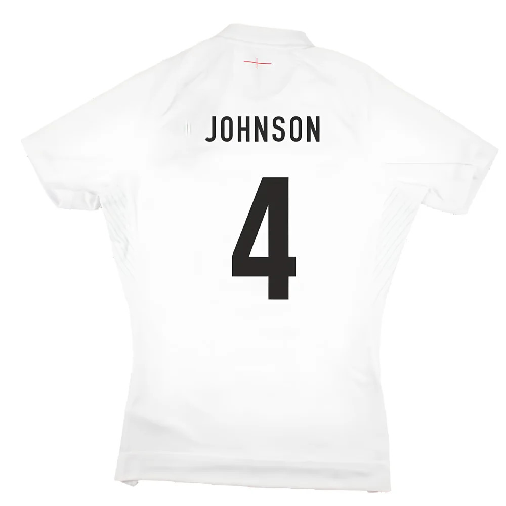 2023-2024 England Rugby Home Pro Jersey (Johnson 4)
