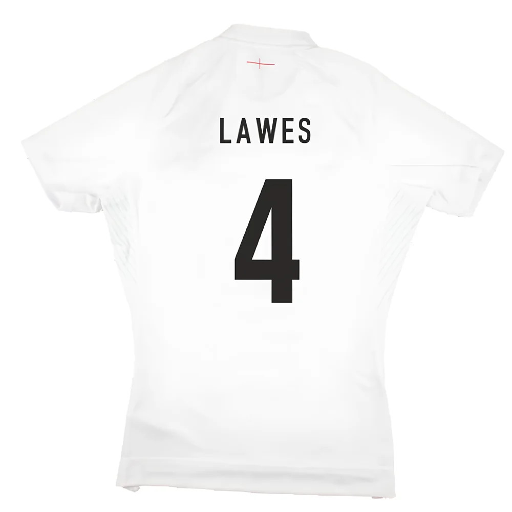 2023-2024 England Rugby Home Pro Jersey (Lawes 4)