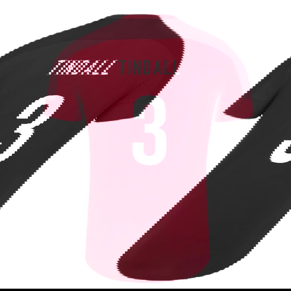 2023-2024 England Rugby Presentation T-Shirt (Tibetan Red) (Tindall 3)