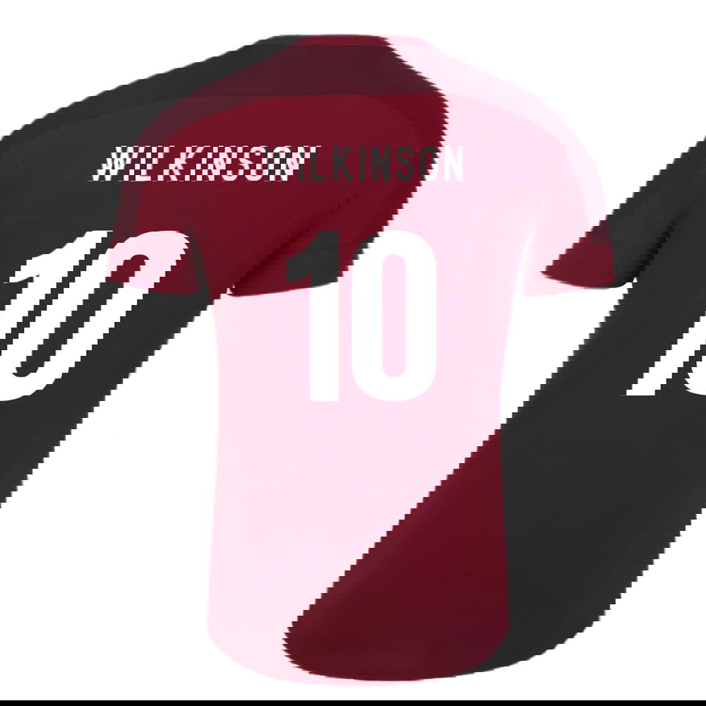 2023-2024 England Rugby Presentation T-Shirt (Tibetan Red) (Wilkinson 10)