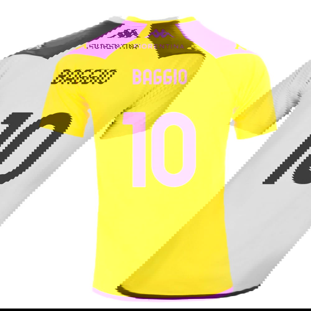 2023-2024 Fiorentina Training Shirt (Yellow) (Baggio 10)