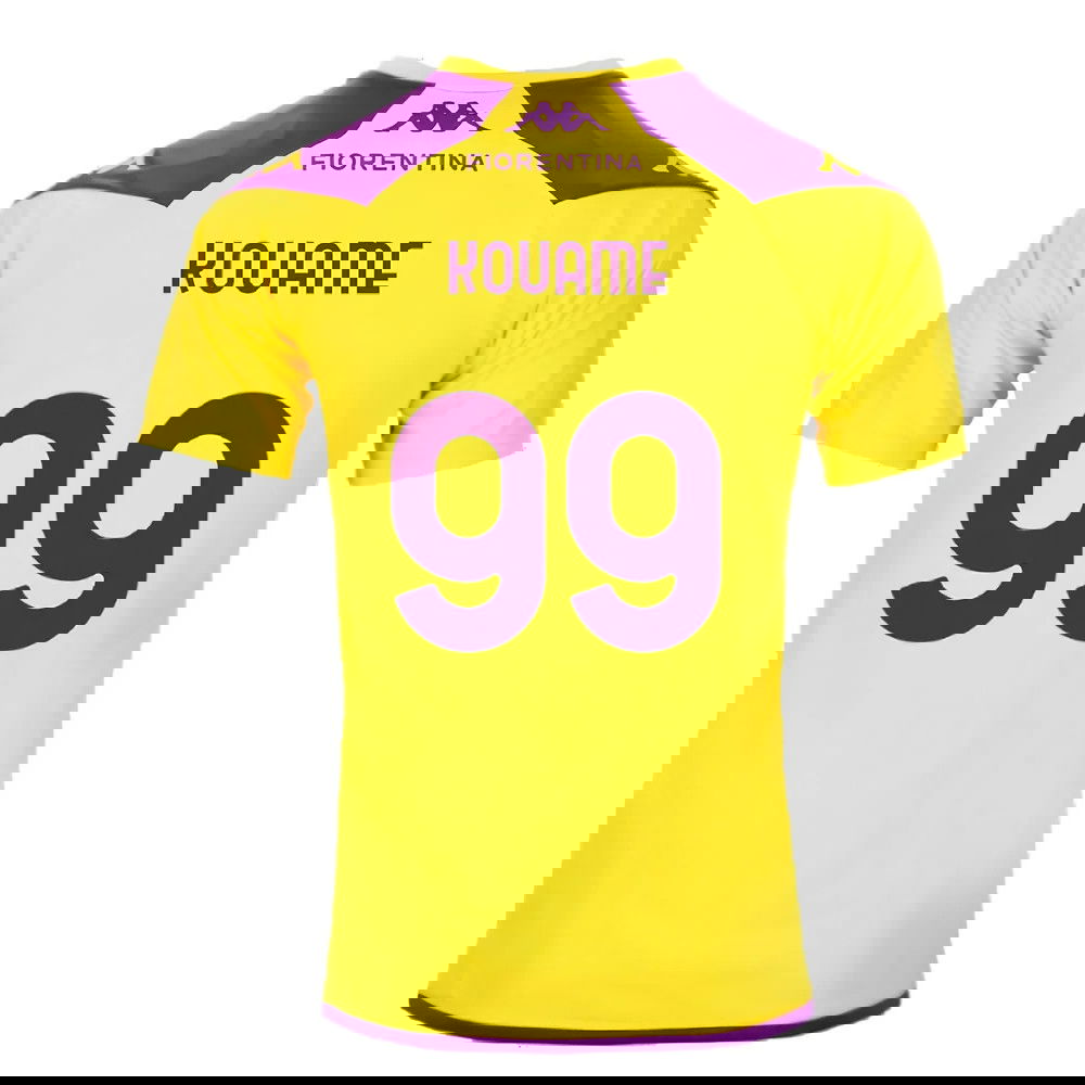 2023-2024 Fiorentina Training Shirt (Yellow) (Kouame 99)