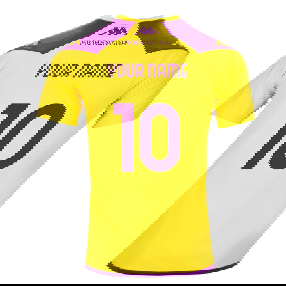 2023-2024 Fiorentina Training Shirt (Yellow) (Your Name)