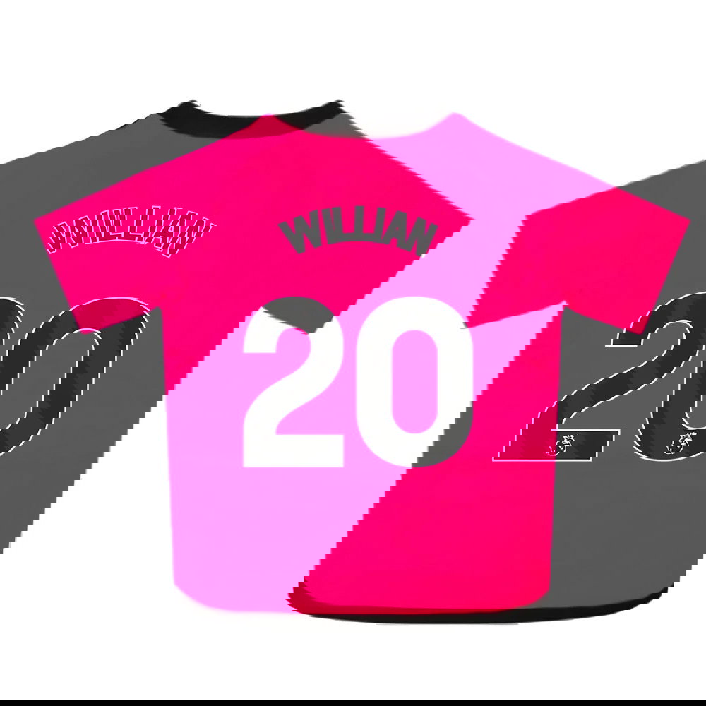 2023-2024 Fulham Away Little Boys Mini Kit (Willian 20)
