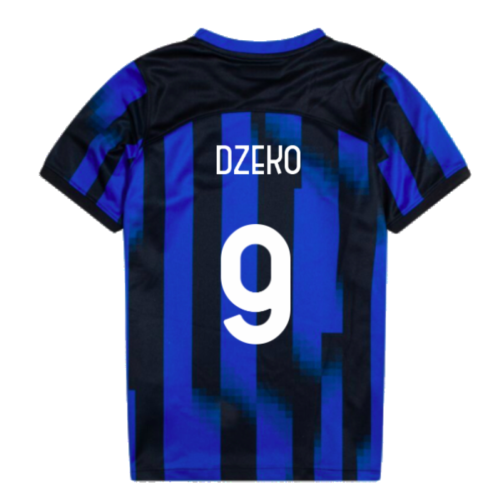 2023-2024 Inter Milan Home Mini Kit (Dzeko 9)