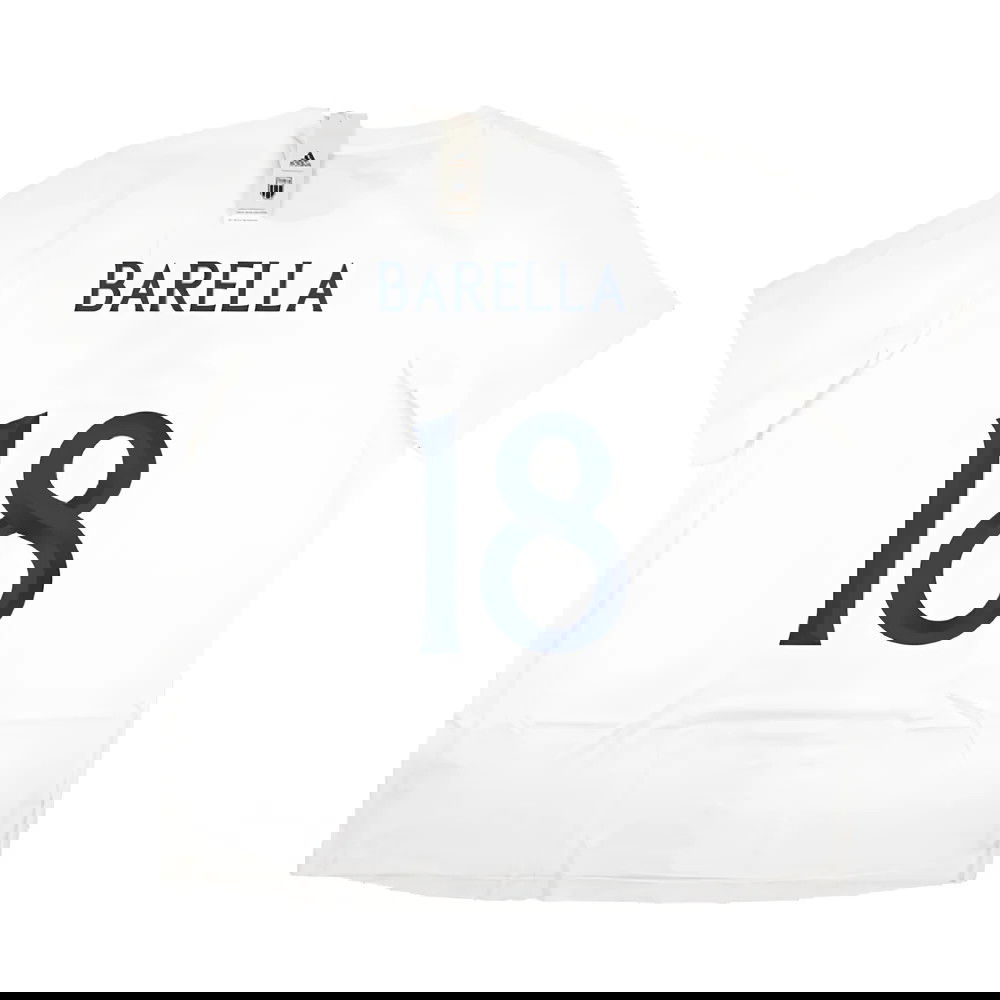 2023-2024 Italy DNA Graphic Tee (White) (BARELLA 18)