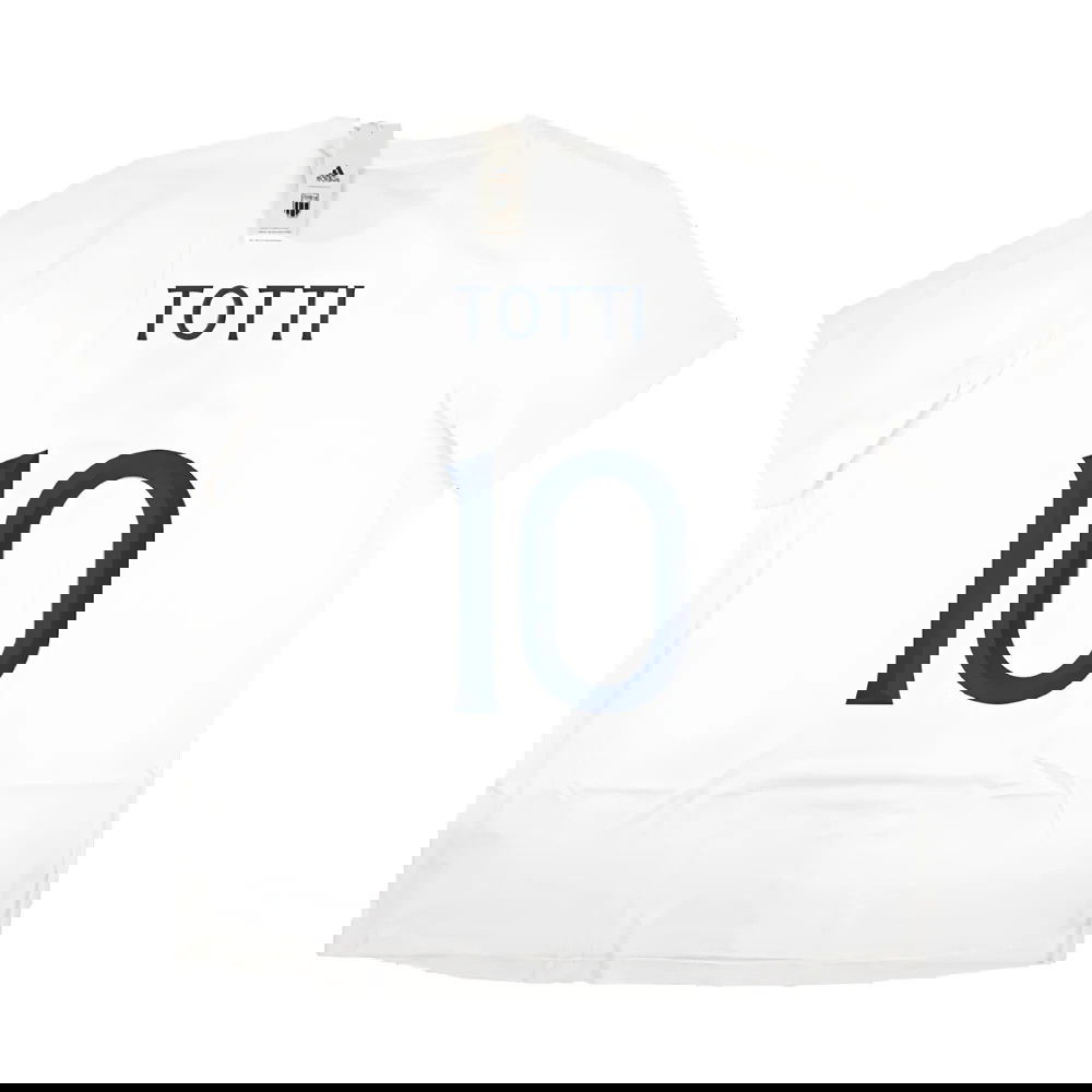 2023-2024 Italy DNA Graphic Tee (White) (TOTTI 10)