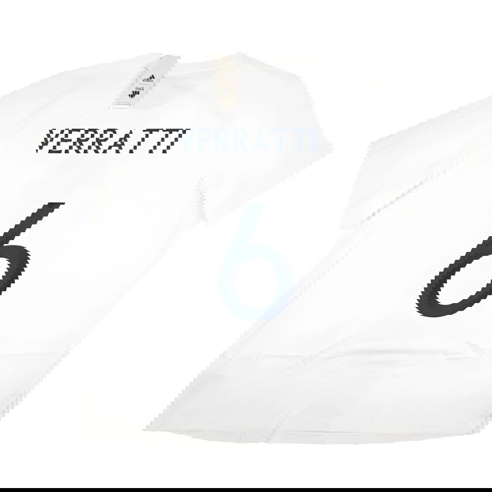 2023-2024 Italy DNA Graphic Tee (White) (VERRATTI 6)