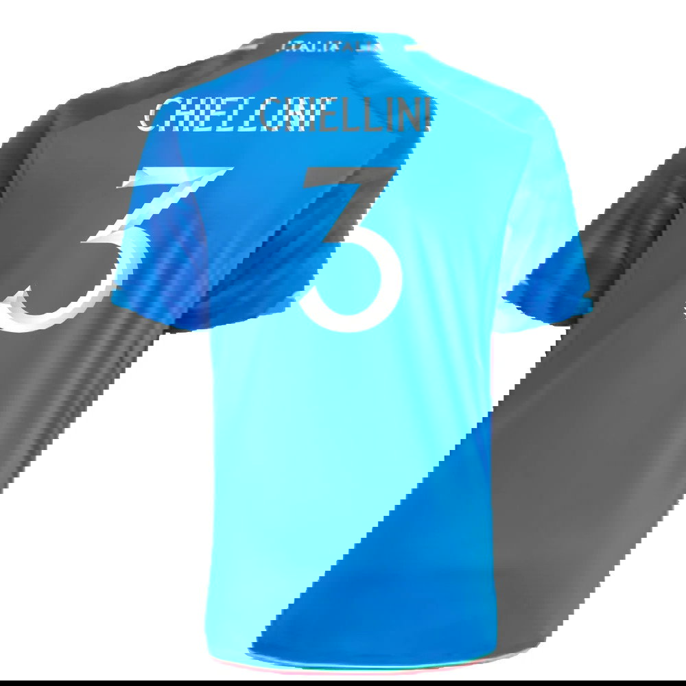 2023-2024 Italy Home Shirt (Kids) (CHIELLINI 3)