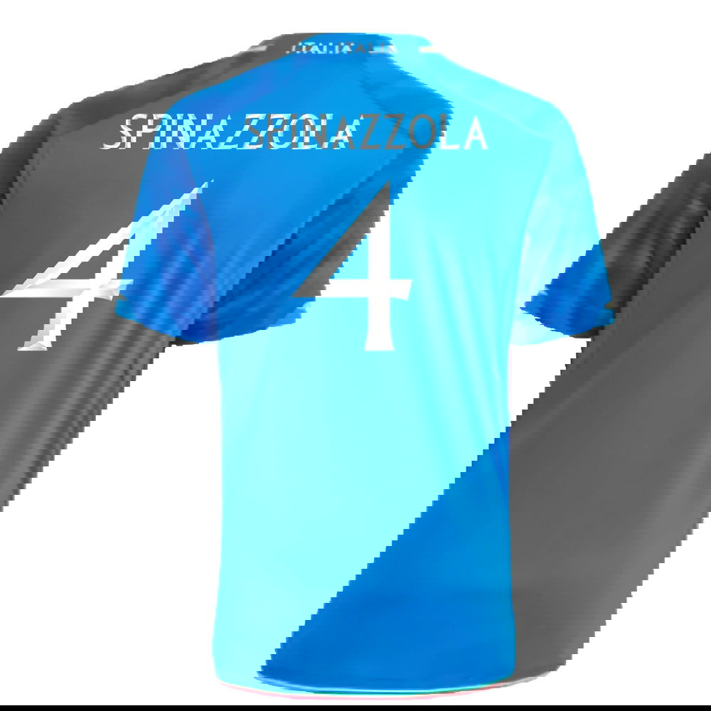 2023-2024 Italy Home Shirt (Kids) (SPINAZZOLA 4)