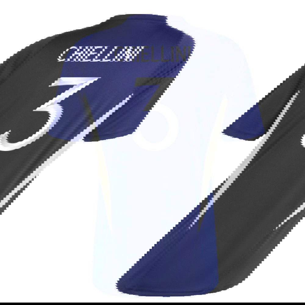 2023-2024 Italy Training Jersey (Dark Blue) (CHIELLINI 3)
