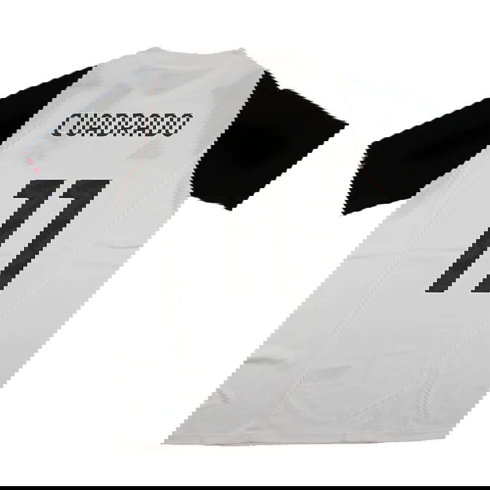 2023-2024 Juventus Cotton Tee (White) (CUADRADO 11)