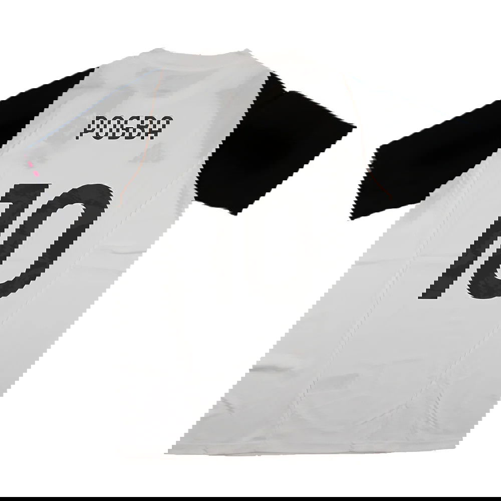 2023-2024 Juventus Cotton Tee (White) (POGBA 10)