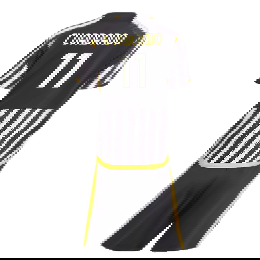 2023-2024 Juventus Home Mini Kit (CUADRADO 11)