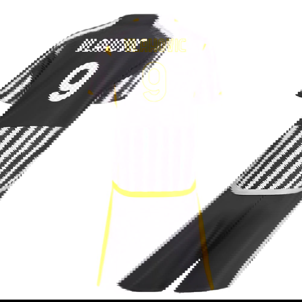 2023-2024 Juventus Home Mini Kit (VLAHOVIC 9)