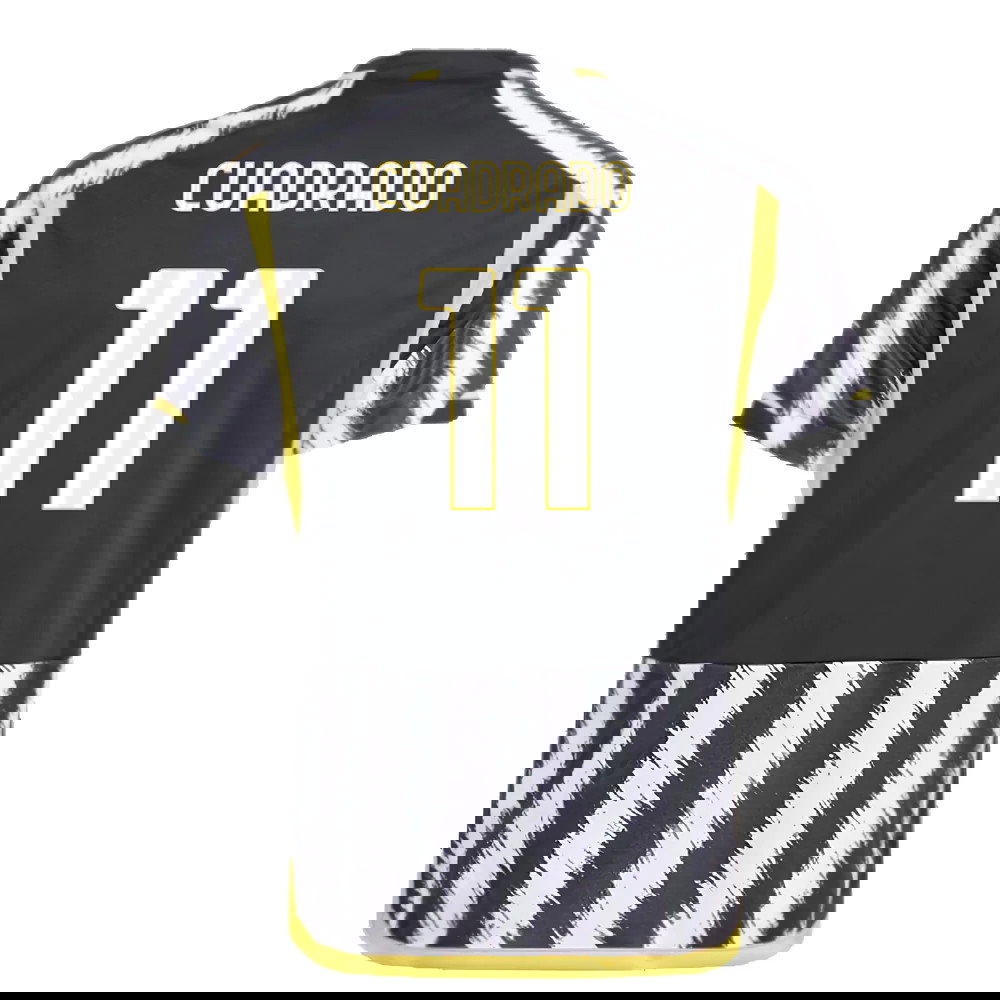 2023-2024 Juventus Home Shirt (Kids) (CUADRADO 11)