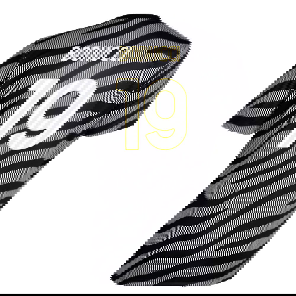 2023-2024 Juventus Pre-Match Shirt (Black) (BONUCCI 19)