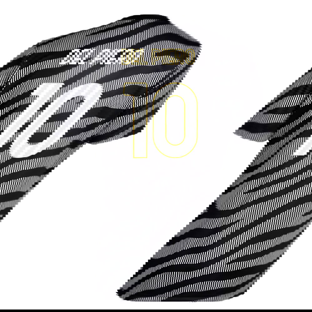 2023-2024 Juventus Pre-Match Shirt (Black) (DEL PIERO 10)