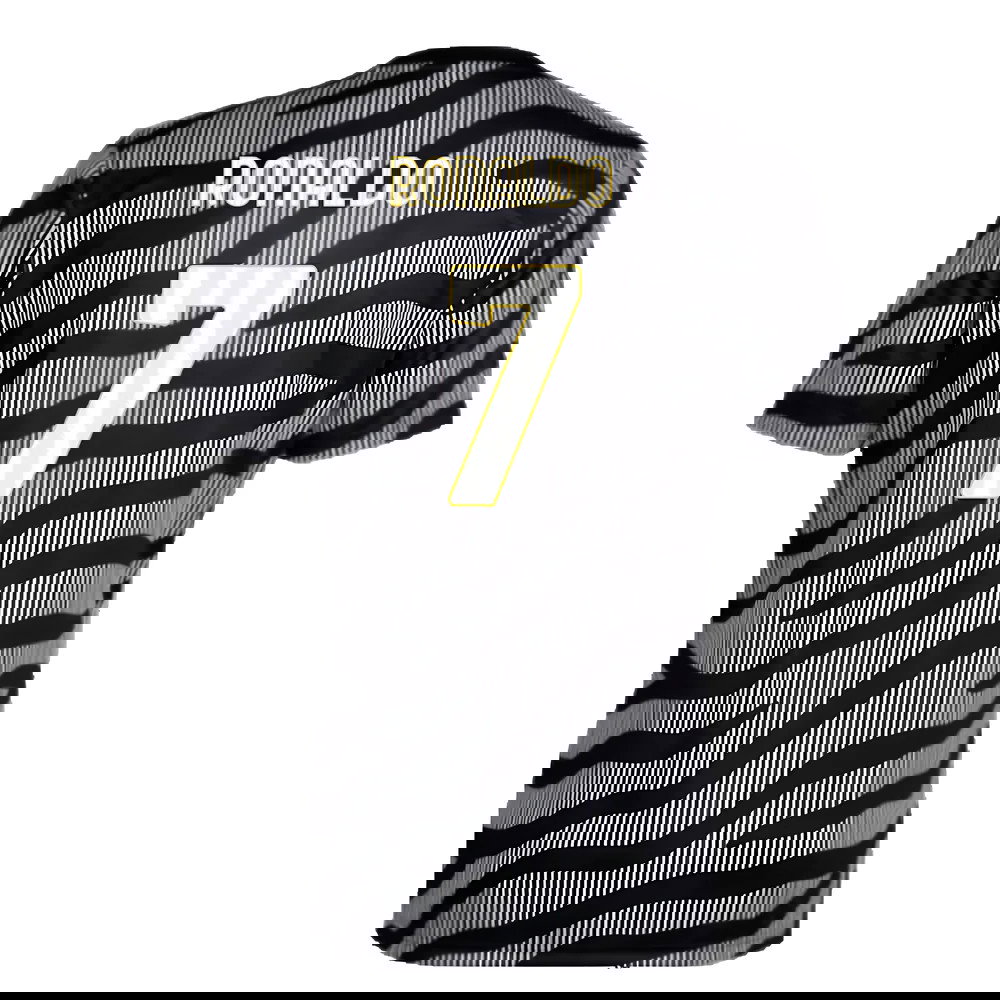 2023-2024 Juventus Pre-Match Shirt (Black) (RONALDO 7)