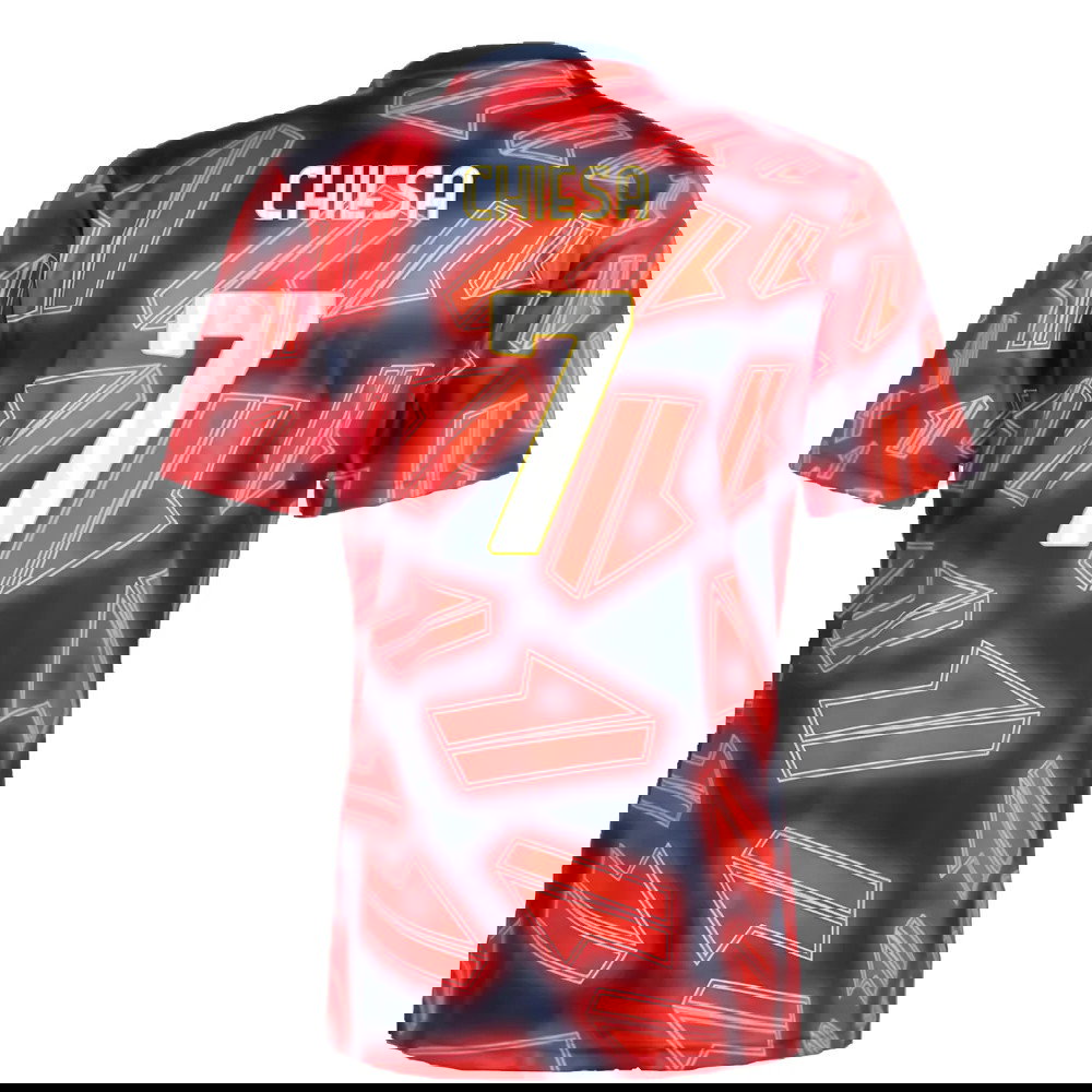 2023-2024 Juventus Pre Match Shirt (Night Indigo) (CHIESA 7)