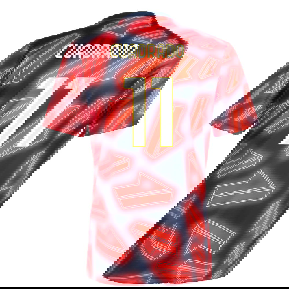 2023-2024 Juventus Pre Match Shirt (Night Indigo) (CUADRADO 11)