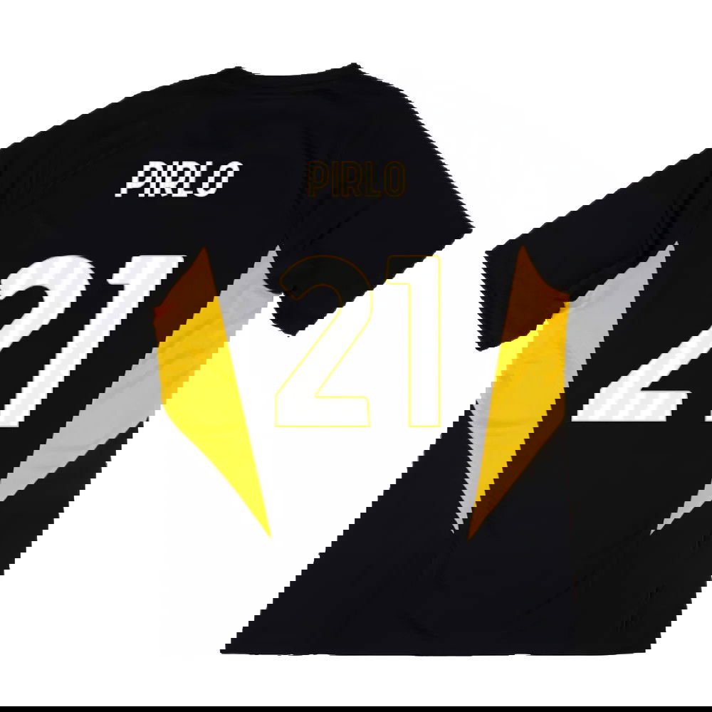 2023-2024 Juventus Training Shirt (Black) (PIRLO 21)