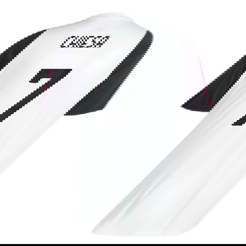 2023-2024 Juventus Training Shirt (White) (CHIESA 7)