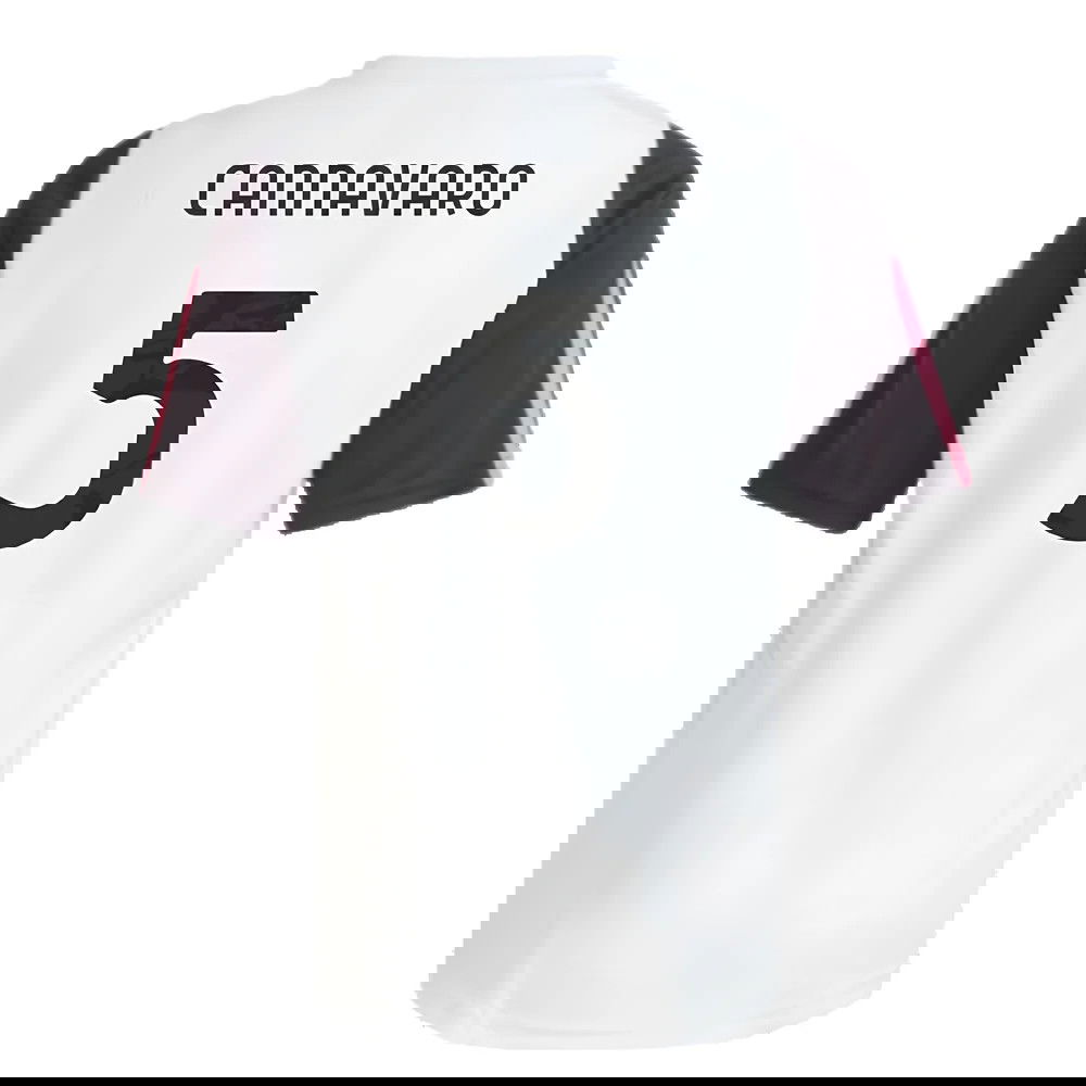 2023-2024 Juventus Training Shirt (White) - Kids (CANNAVARO 5)