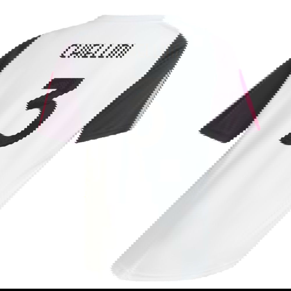 2023-2024 Juventus Training Shirt (White) - Kids (CHIELLINI 3)