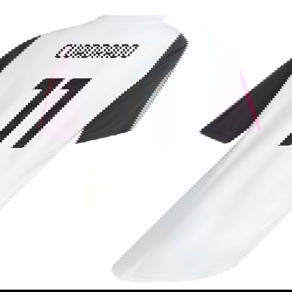 2023-2024 Juventus Training Shirt (White) - Kids (CUADRADO 11)