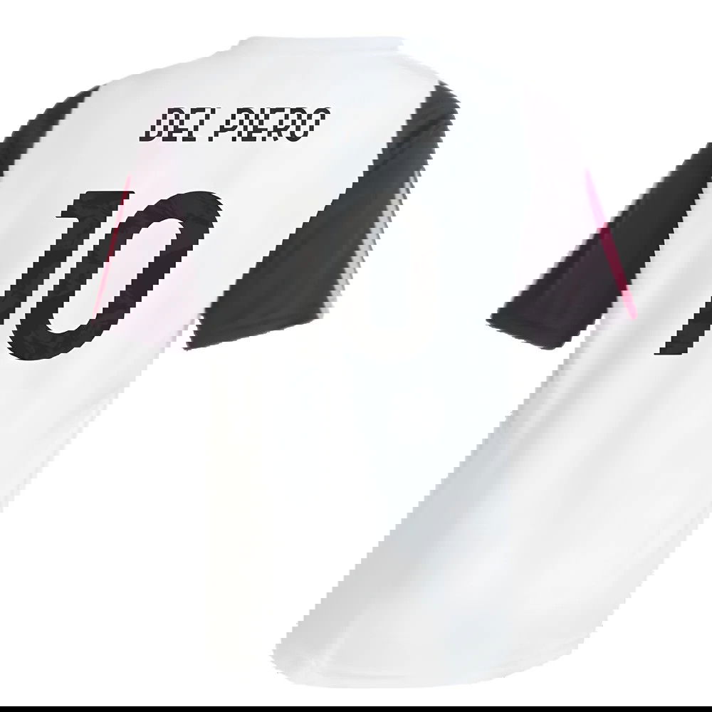 2023-2024 Juventus Training Shirt (White) - Kids (DEL PIERO 10)