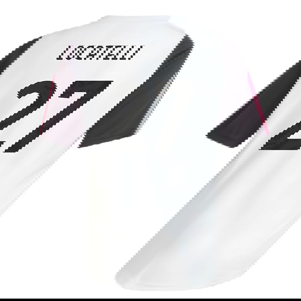 2023-2024 Juventus Training Shirt (White) - Kids (LOCATELLI 27)