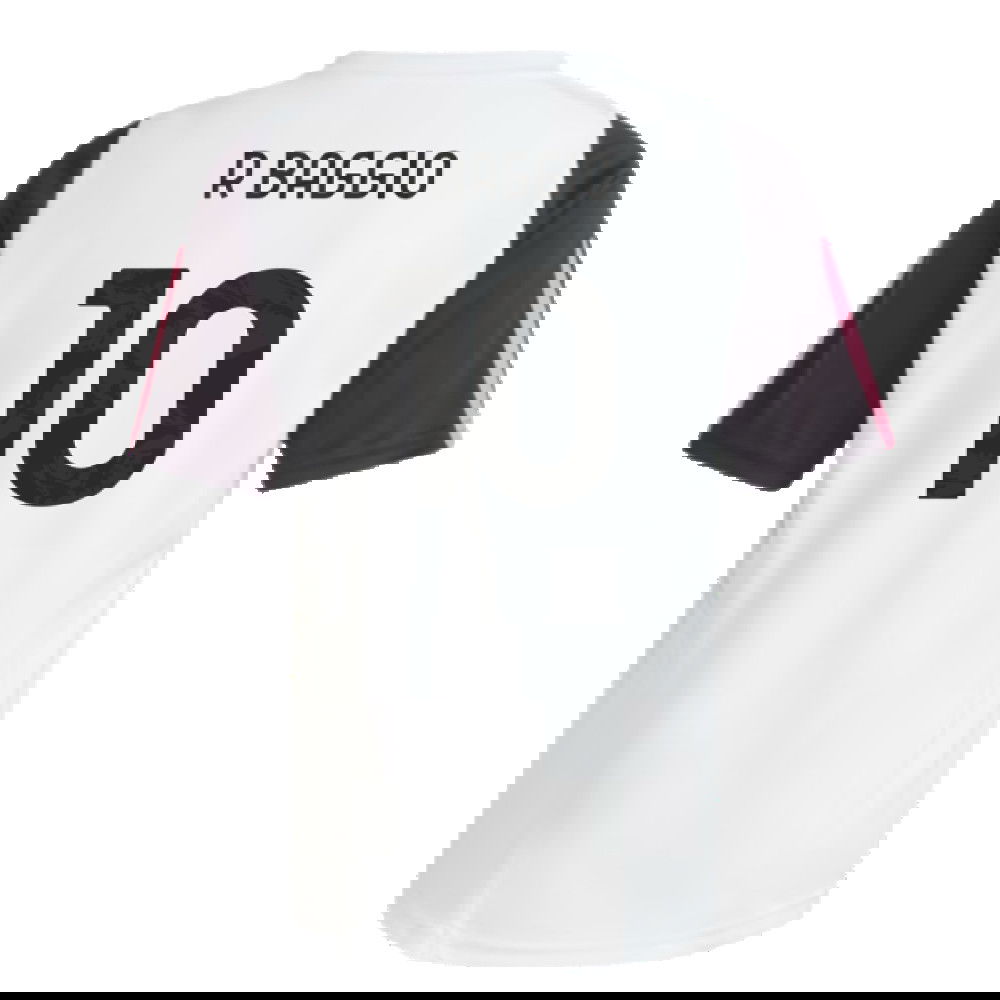 2023-2024 Juventus Training Shirt (White) - Kids (R BAGGIO 10)