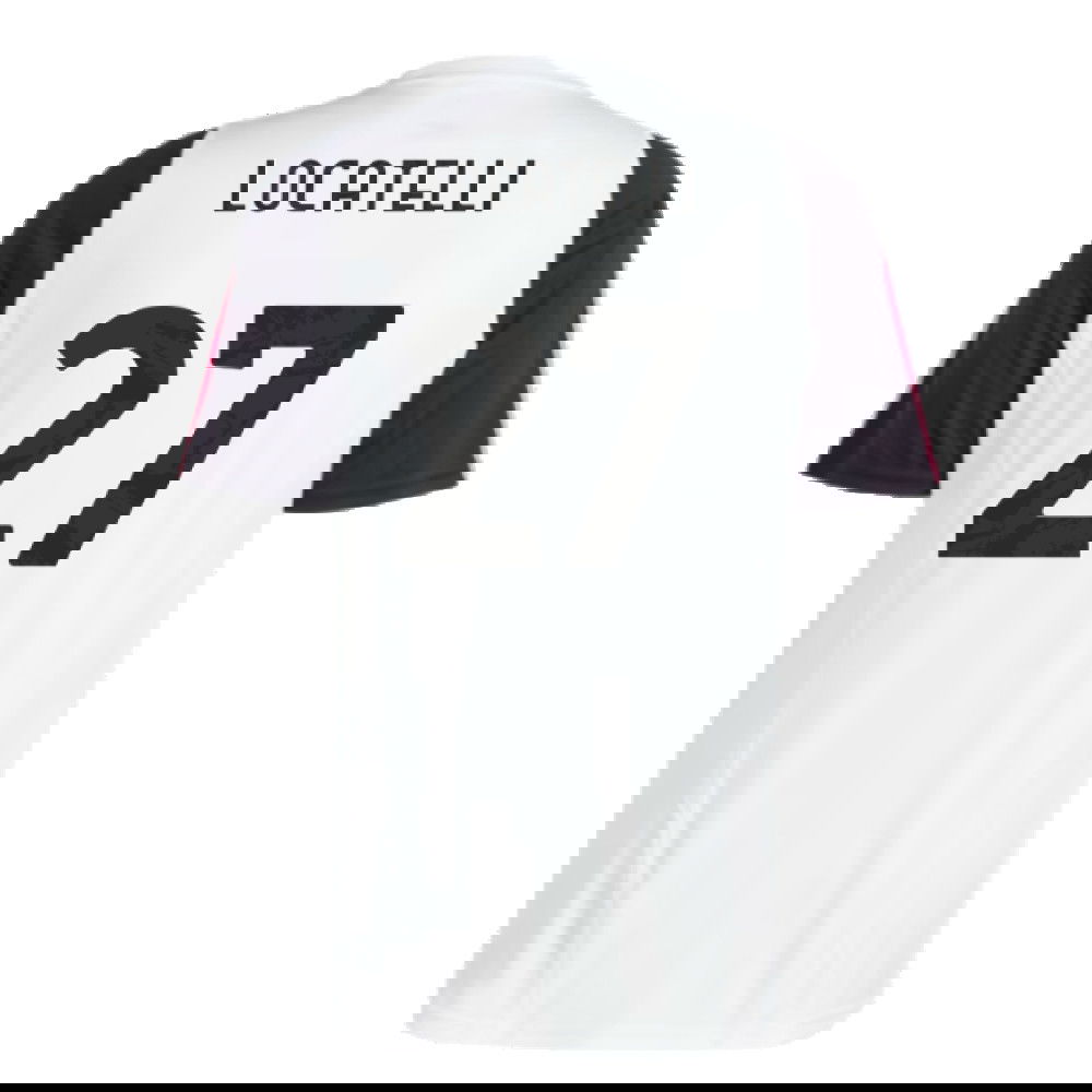 2023-2024 Juventus Training Shirt (White) (LOCATELLI 27)