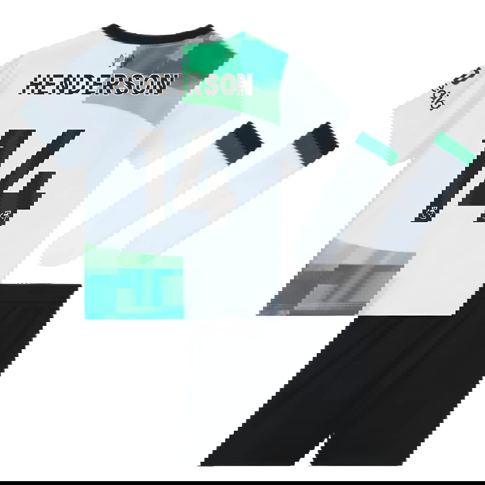 2023-2024 Liverpool Away Infant Baby Kit (Henderson 14)
