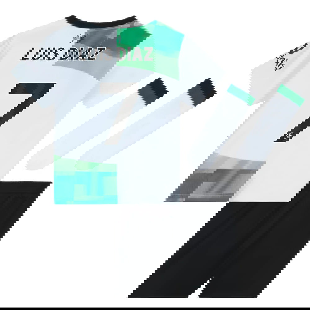 2023-2024 Liverpool Away Infant Baby Kit (Luis Diaz 7)