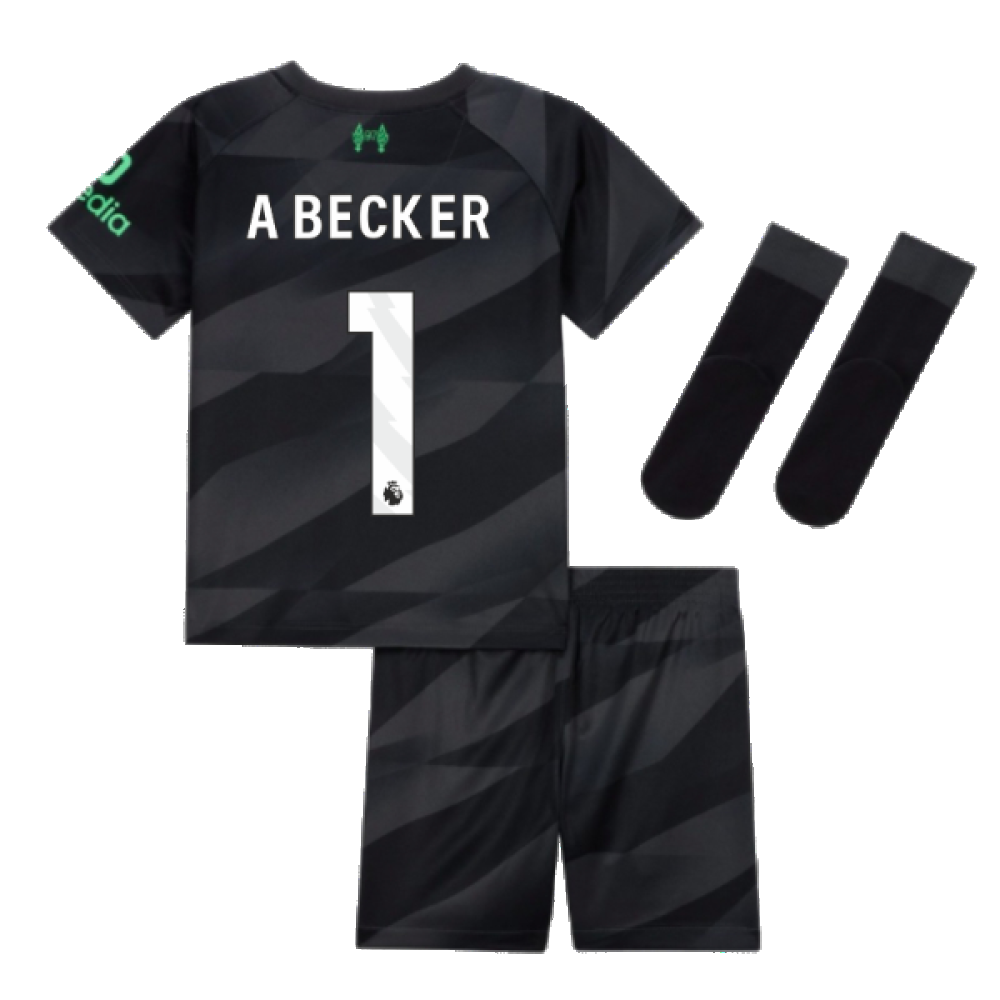 2023-2024 Liverpool Home Goalkeeper Infant Baby Kit (A Becker 1)