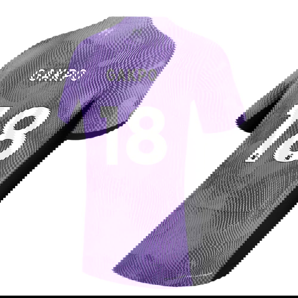 2023-2024 Liverpool Third Authentic Match Shirt (Gakpo 18)