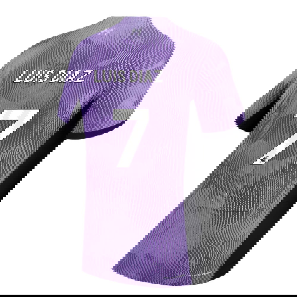 2023-2024 Liverpool Third Authentic Match Shirt (Luis Diaz 7)