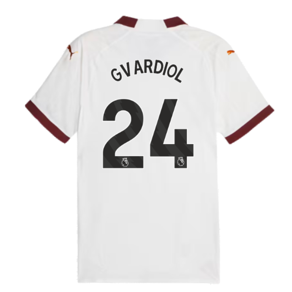 2023-2024 Man City Authentic Away Shirt (Gvardiol 24)